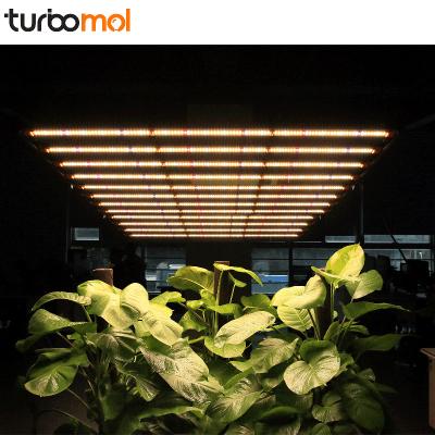 China High Intensity FLOWER With Controller Grow Light Bar 1500w 12 Foldable Full Spectrum Samsung Hydroponic LED Grow Light Dimmable for sale