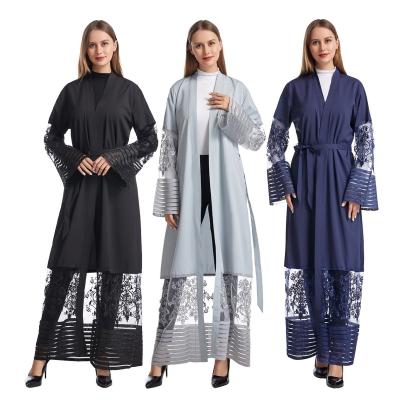 China Baju Breathable Ethnic Islamic Kaftan Clothing Women Clothing New Abaya Modern Cavity Lace/Abayas Embroidery JZ-210716 for sale