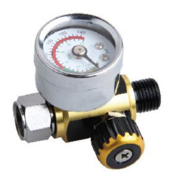 China Plastic Industrial @AR01 Car Paint Spray Accu Accu Air Circulation Control Valve Air Pressure Gauge Paint Regulator for sale