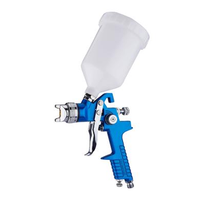 China Ningbo air tool factory heavy industrial car paint auto hvlp h 827 spray gun for car painting with plastic cup 1.3 for sale