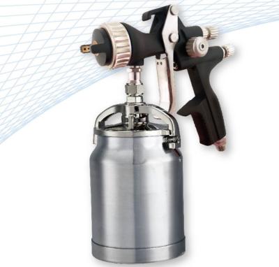 China Professional Heavy Duty Chrome Plating Air Tool Car Pneumatic Gravity Fed Hvlp Paint Spray Gun With 1.3 1.4 Mm 5000 Nozzle for sale