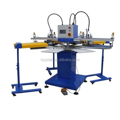 China Semi Automatic Hotels T Shirt Screen Printer for sale