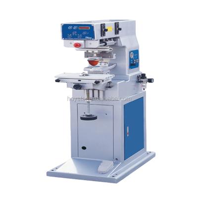 China Garment Shops Vertical Single Color Pad Printing Machine With Stand for sale