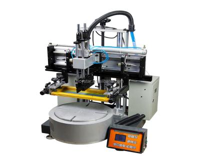 China Garment Shops Desktop Rotary Silk Screen Printing Machine For U Disk GW-1010RS for sale