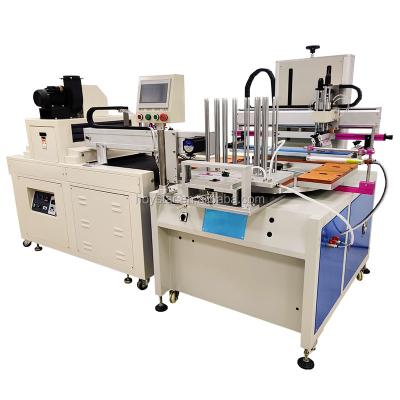 China Garment Shops Automatic Rotary Flatbed Screen Printers Machine For Plastic Scale for sale