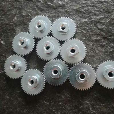 China Gear box/reduction box/robots/printers/auto car high precision DIN6 with small spur gear M0.5 galvanized and grinding teeth for sale