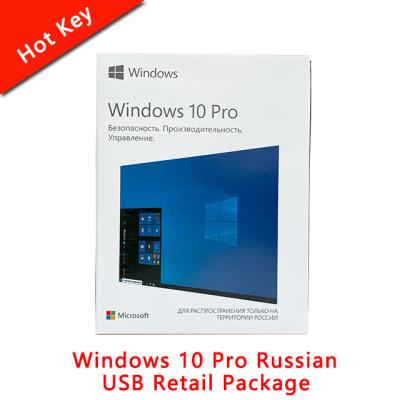 China Full Package DHL Free Shipping Windows 10 Pro Windows 10 Professinal USB 3.0 Russian Language Windows 10 for sale