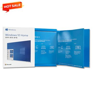 China Windows 10 Retail Box FPP Home Retail Package South Korean Language 12 Months Guaranteed DHL Windows 10 Free Shipping Home for sale