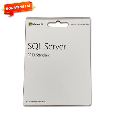 China SQL Server 2019 SQL Standard Keycard for sale