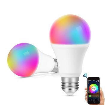 China Google bombillos RGB LED color wifi light office LED life app smart home smart light bulb for sale