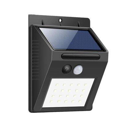 China Desktop smd led solar outdoor waterproof sensor with switch wall light DC12 2W led light for sale