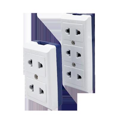 China Wholesale High Quality Residential/General Purpose Desktop Socket 10A 250v OEM Blue and White for sale