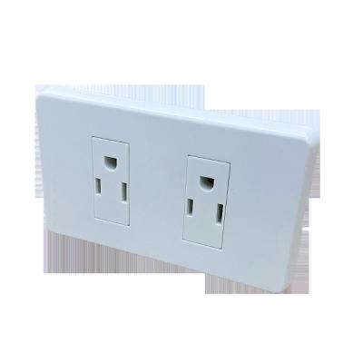 China Wholesale residential / multipurpose high quality ivory gung 3 pin strip 2 panel wall size 118 new color 118 wall socket for sale