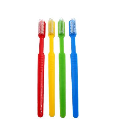 China JSM-10917 Disposable Pre-bonded Hotel Adult / Kids Disposable Toothbrush With Mint Flavor for sale