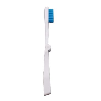 China Pre-glued collapsible folding toothbrush for on the go for sale