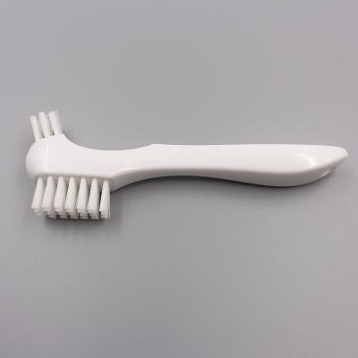 China Mini Denture Brush Customized Clean Fake Toothbrush Mini Denture Brush for sale