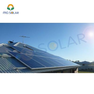 China Simple and cost effective metal solar roof modules installation solar panel structure aluminum system for sale