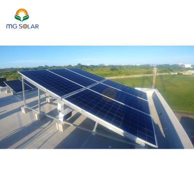 China Simple And Cost Effective Installation Home Solar Power System Flat Roof Mount Solar System for sale