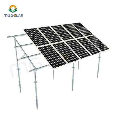 China Quick Installation Ground Mount Solar Panel Ground Racking With Hot Dip Galvanized Steel for sale