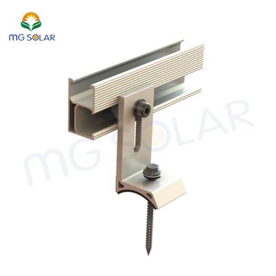 China Quick Installation Universal Hoe Sell L Foot For Metal Solar Roofing System for sale