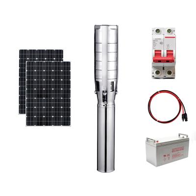 China Various Irrigation And Agriculture Promotional Goods Using Solar Water Pump All Set Agriculture Solar Submersible Pump Set for sale