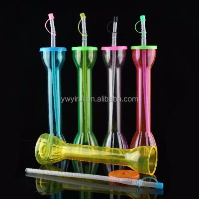 China Cartoon PETG Straws Disposable Plastic Cup for sale