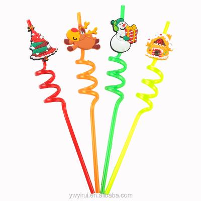 China Eco-Friendly Newcomer Christmas Colored Drinking Straws for sale