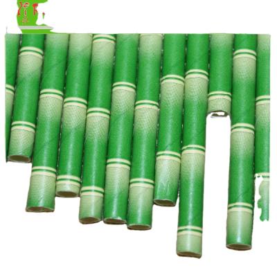 China Craft Disposable Bamboo Paper Food Grade Drinking Straws for sale