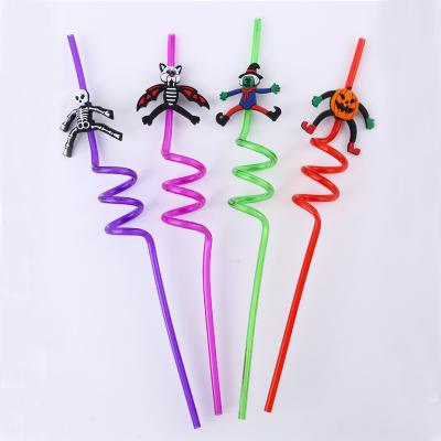 China Halloween Viable Series Plastic Drinking Straw for sale