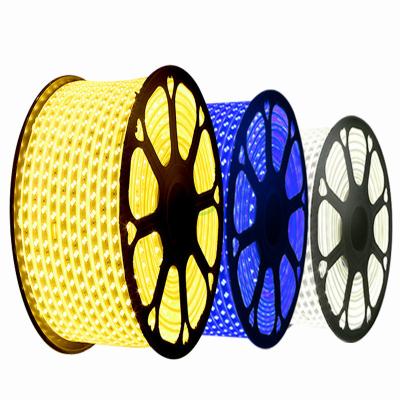 China Residential Waterproof AC110V 220V IP68 SMD 2835 Colorful Decorative Led Strip Light 5050 5730 for sale