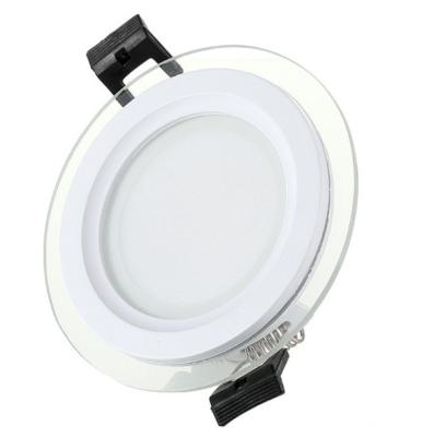 China Square SMD 6w 9w 12w 18w 24w Traditional Round Glass Led Ceiling Down Light for sale