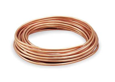 China 0.01-20mm Thickness Round Copper Pipe , Soft Copper Coil For Water Heater for sale