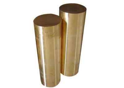 China UNS C60800 Bronze Round Bar , Aluminum Bronze Rod Elongation Break Tested for sale