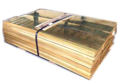 China 4x8 Metal Brass Sheet , Yellow Copper Plate Stock H62 H65 C28000 C27400 for sale