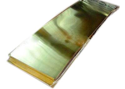 China Tin Phosphor Metal Brass Sheet C51900 C52100 , Copper Alloy Sheet Custom Thickness for sale