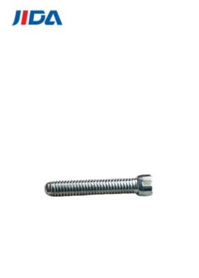 China M3 X 16mm Round Slotted Head Machine Screw Blue White Zinc for sale