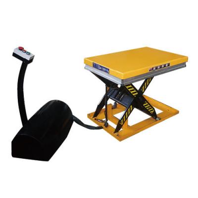 China Widely Custom 500 1000kg Capacity 0.95m Height Electric Single Scissor Hydraulic Lift Table for sale