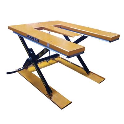 China HY1000E HY500E Custom 1000 Widely Height 1500kg 86cm Capacity Electric Single Scissor Hydraulic Lift Table for sale