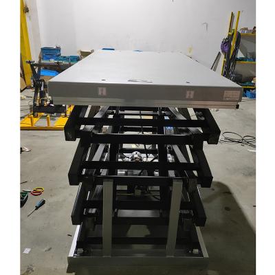 China Factory Price Widely Custom 400 800 Hydraulic Lifting 2000kg Stationary Four Platform Electric Scissor Lift Table for sale