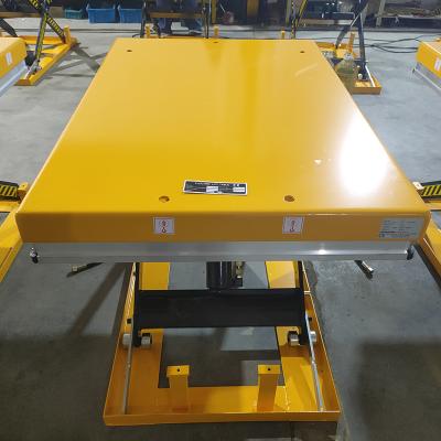 China Factory Price Widely Custom 500 2000 Capacity 4000 8000kg Long Electric Double Scissor Hydraulic Lift Tables for sale