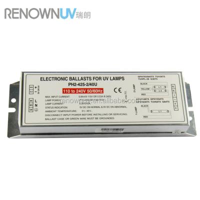 China Electronic high quality electronic ballast for 2x40w UV lamps for sale