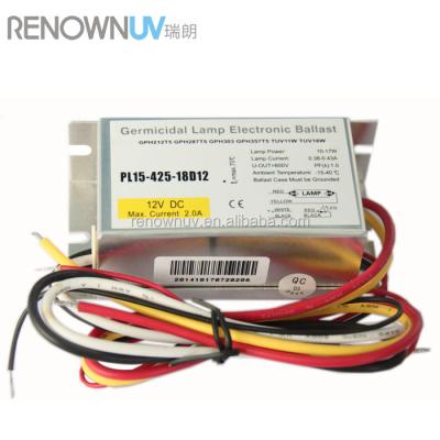 China 12VDC Electronic UV-C Lamp Ballast for 4w-18w UV-C Lamp Lighting for sale