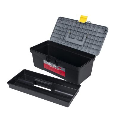 China Household Tool Kit Hot Sale Heavy Duty 16 Inch Plastic Tool Box for sale