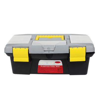 China 13 inch professional high quality heavy duty pp plastic tool box for sale