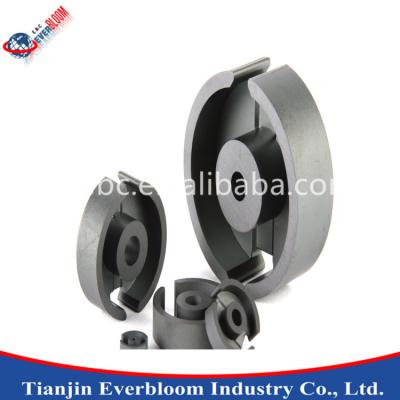 China Industrial magnet MnZn hige power ferrite pot core magnet for sale