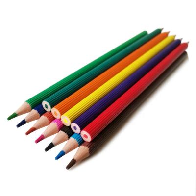 China Custom Office School Kids Painting Plastic 7inch 12pcs Color Pencil Set for sale