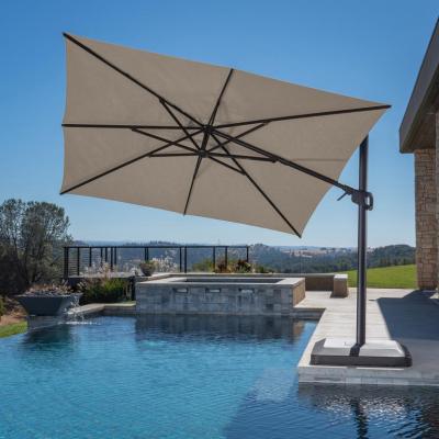 China Easy Assembly Polyester Beach Patio Umbrella Outdoor Beach Patio Umbrella for sale