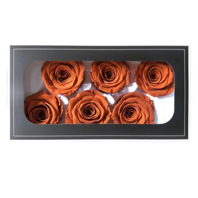 China Wedding Wholesale DIY Gift 5-6cm Eternal Roses Grade Flower Of A Real Preserved Forever Rose Head Preserved Lasting for sale