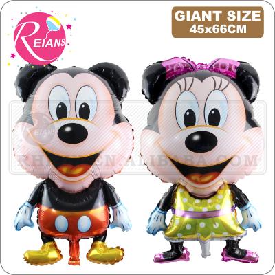 China Toy Gaint Promotional Cartoon Mickey Minnie Balloons Air Balloons Inflatable Kids Birthday Wedding Party Decoration Toys Classic Globos for sale