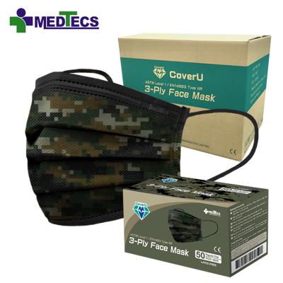 China Custom Camouflage Medical Mask Full Face Mouth Cover for sale